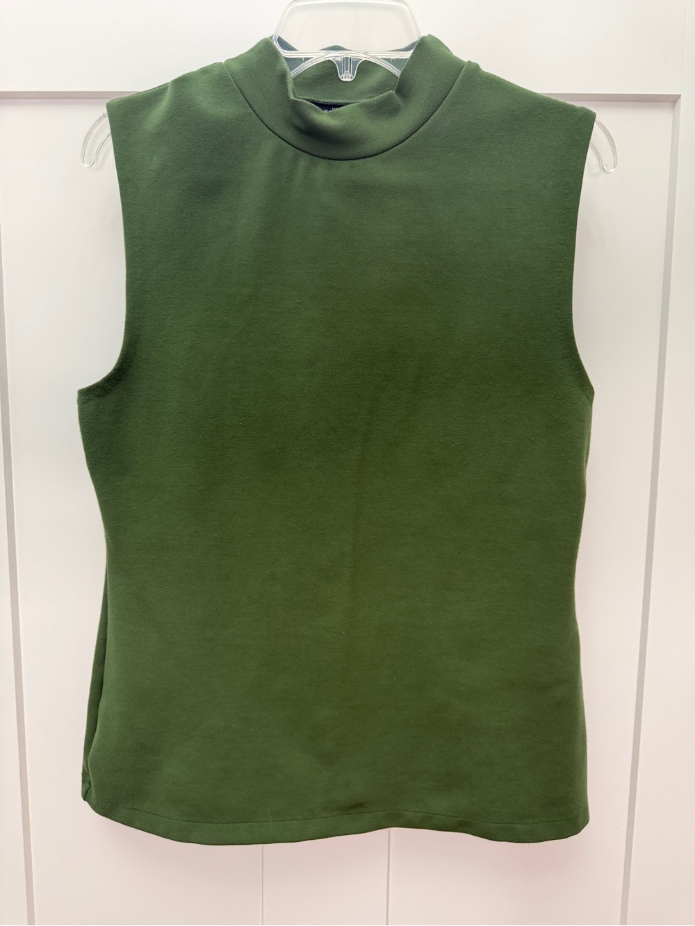 kate spade Dark Green Sleeveless Mock Neck Tank